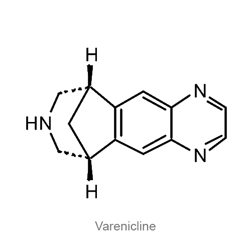 Структурная формула Варениклин