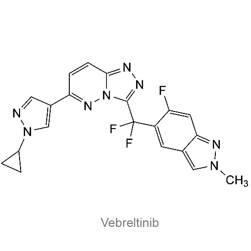 Структурная формула Вебрелтиниб