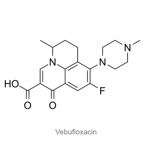 Структурная формула Вебуфлоксацин