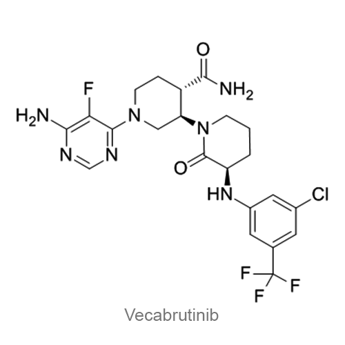 Структурная формула Векабрутиниб
