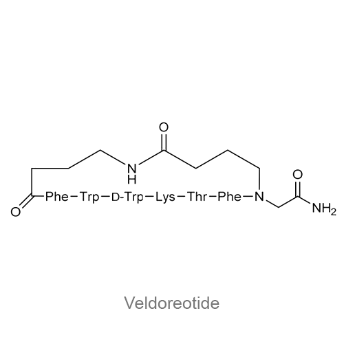 Структурная формула Велдореотид