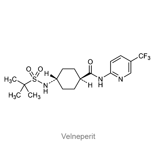 Структурная формула Велнеперит