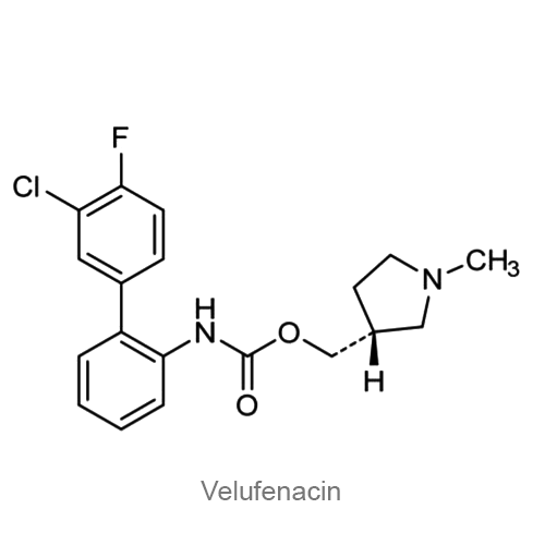 Структурная формула Велуфенацин