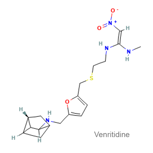 Структурная формула Венритидин