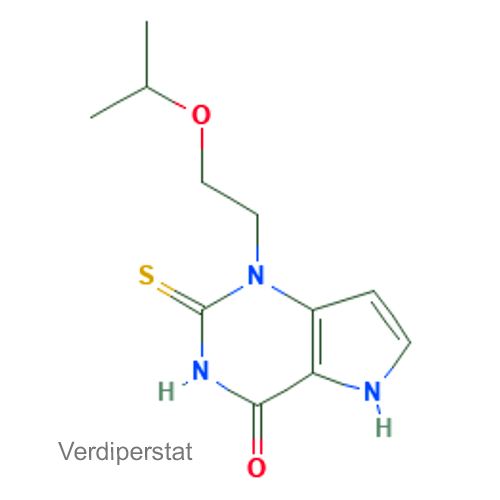 Структурная формула Вердиперстат