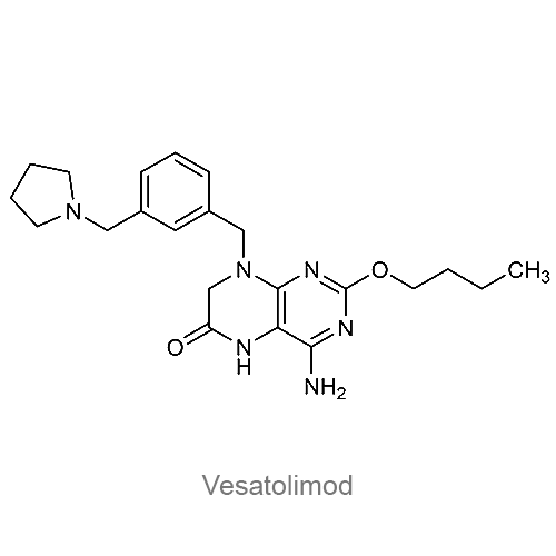 Структурная формула Весатолимод