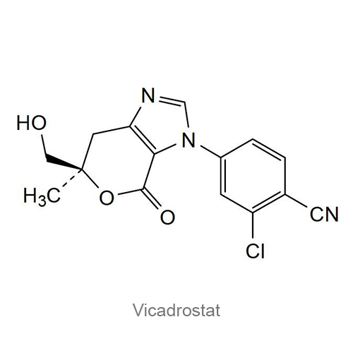 Структурная формула Викадростат