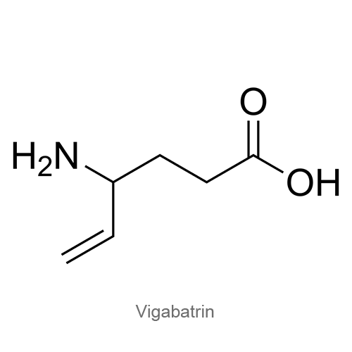 Структурная формула Вигабатрин