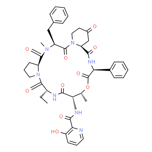 Структурная формула Вирджиниамицин S1