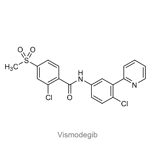 Структурная формула Висмодегиб