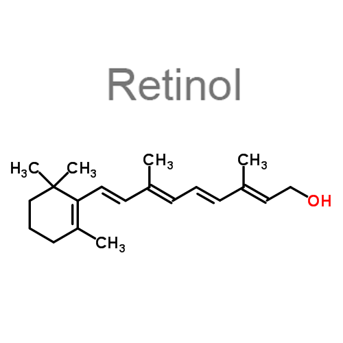Витамин Е + Ретинол структурная формула 2