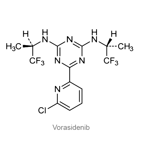 Структурная формула Ворасидениб