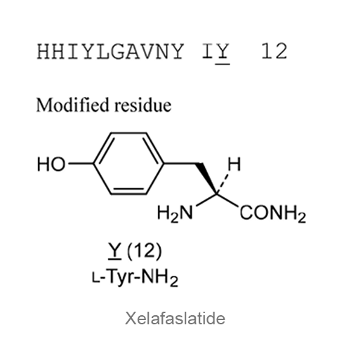 Кселафаслатид структурная формула