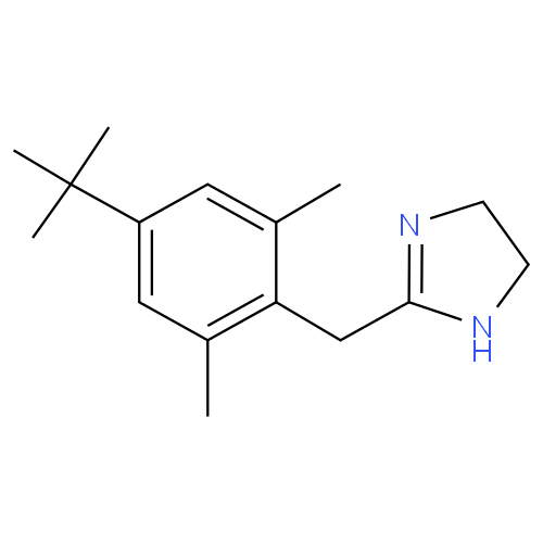 Структурная формула Ксилометазолин