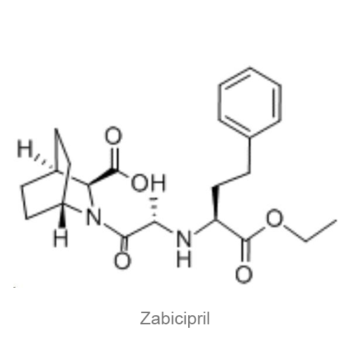 Структурная формула Забициприл