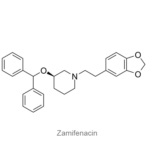 Структурная формула Замифенацин