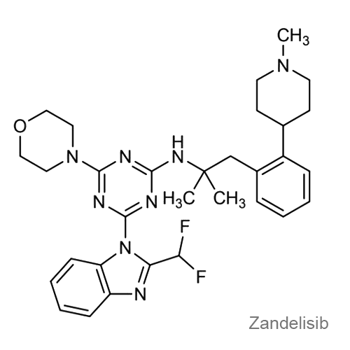 Структурная формула Занделисиб