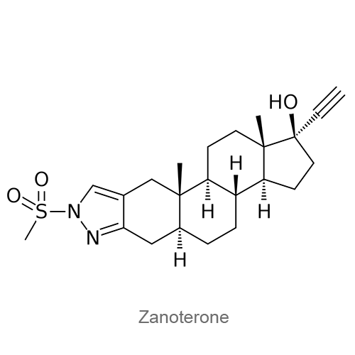 Структурная формула Занотерон