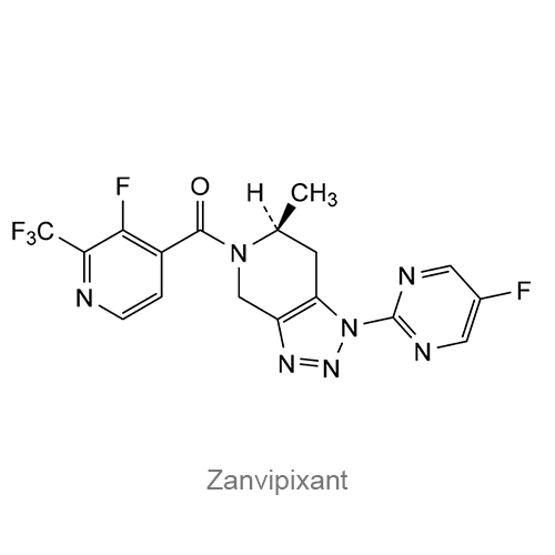 Занвипиксант структурная формула