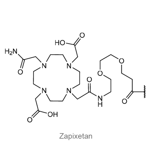 Структурная формула Запиксетан