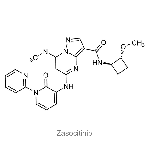 Структурная формула Засоцитиниб