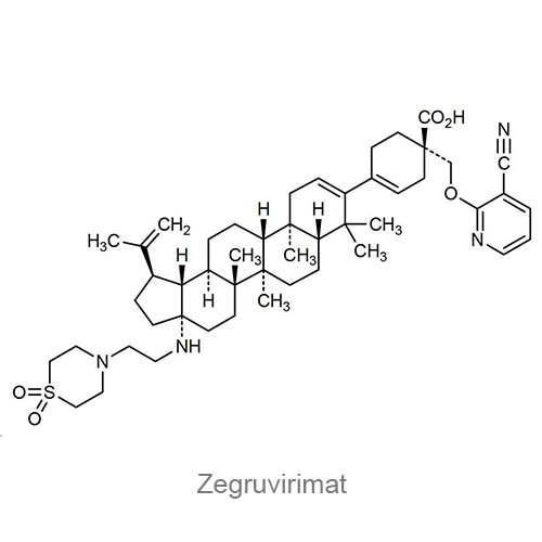Структурная формула Зегрувиримат