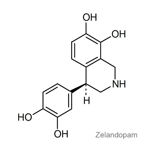 Структурная формула Зеландопам