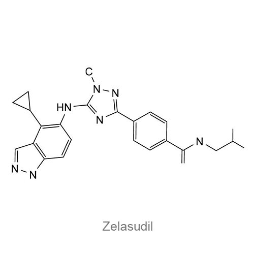 Структурная формула Зеласудил