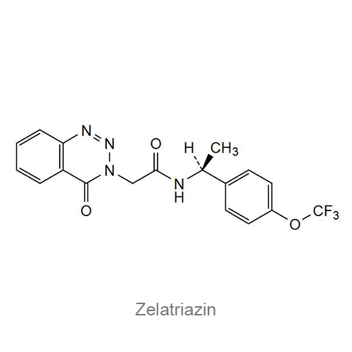 Структурная формула Зелатриазин