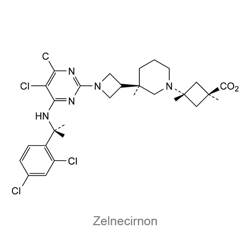Структурная формула Зелнецирнон
