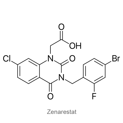 Структурная формула Зенарестат