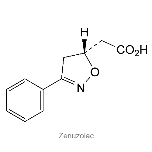 Структурная формула Зенузолак