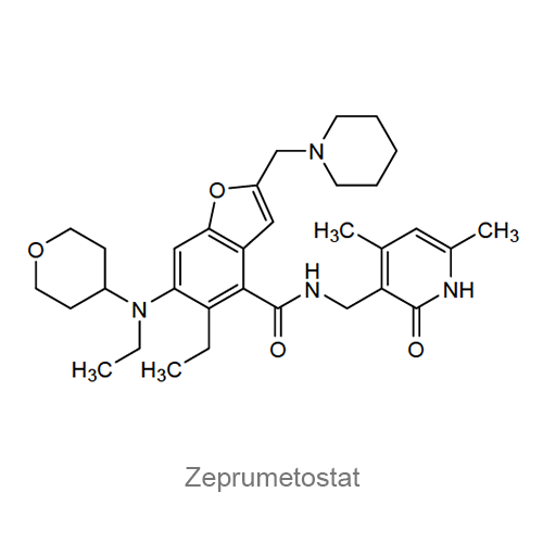 Структурная формула Зепруметостат