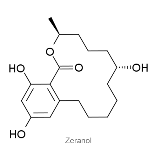Структурная формула Зеранол