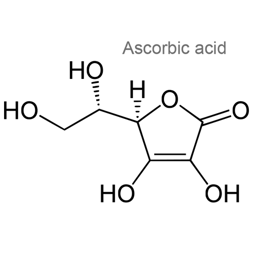 Структурная формула 2 Железа сульфат + Аскорбиновая кислота