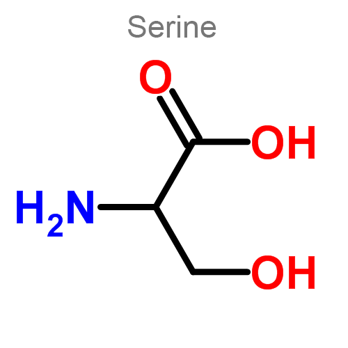 Структурная формула 2 Железа сульфат + Серин