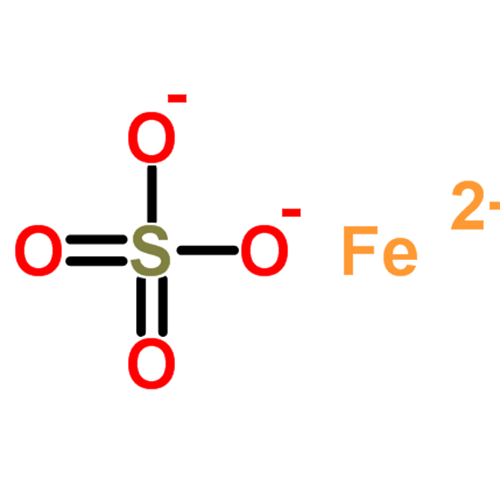 Структурная формула Железа сульфат