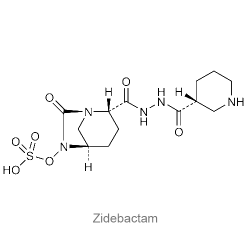 Структурная формула Зидебактам