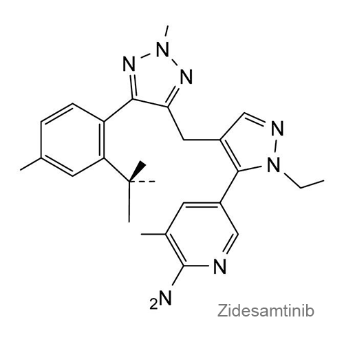 Структурная формула Зидесамтиниб