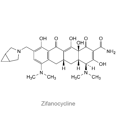 Зифаноциклин структурная формула