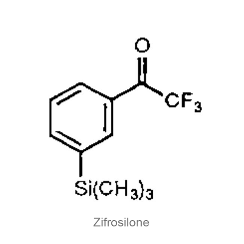 Структурная формула Зифросилон