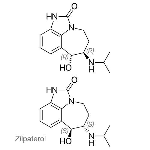 Структурная формула Зилпатерол