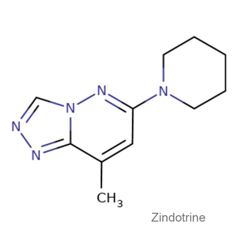 Структурная формула Зиндотрин