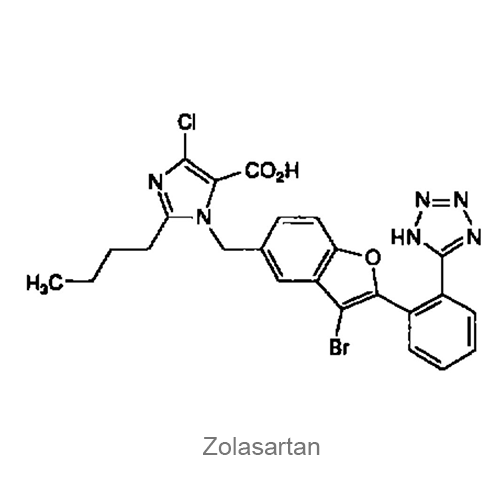 Структурная формула Золасартан