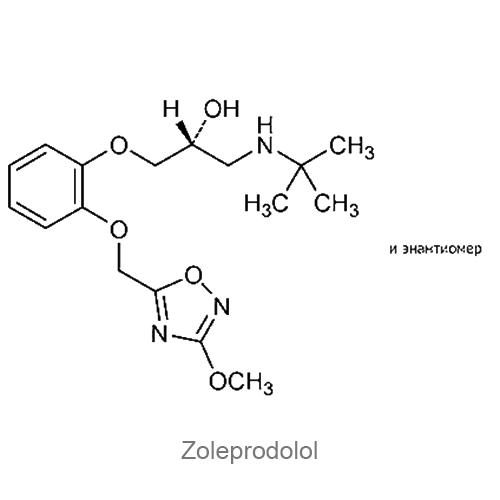 Структурная формула Золепродолол