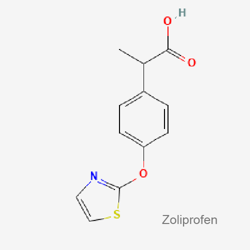 Золипрофен структура