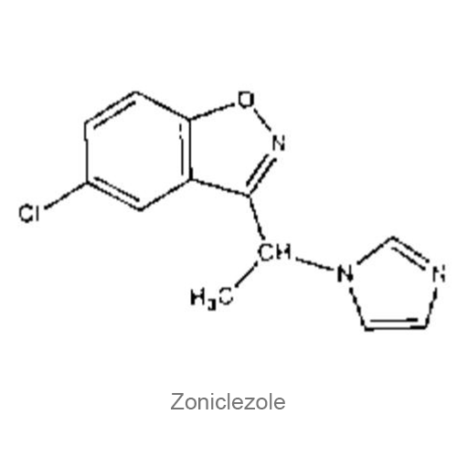 Структурная формула Зониклезол