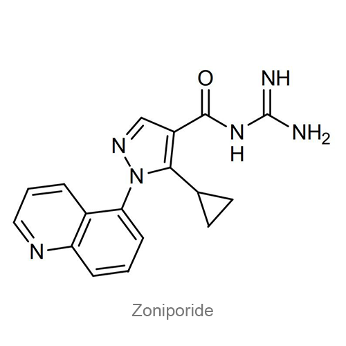 Структурная формула Зонипорид