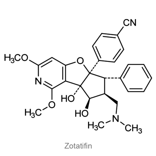 Структурная формула Зотатифин